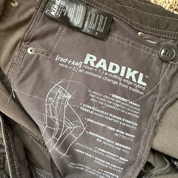 KUHL Radikl Pants Men’s 34x34 Hiking Outdoor - Picture 6 of 13